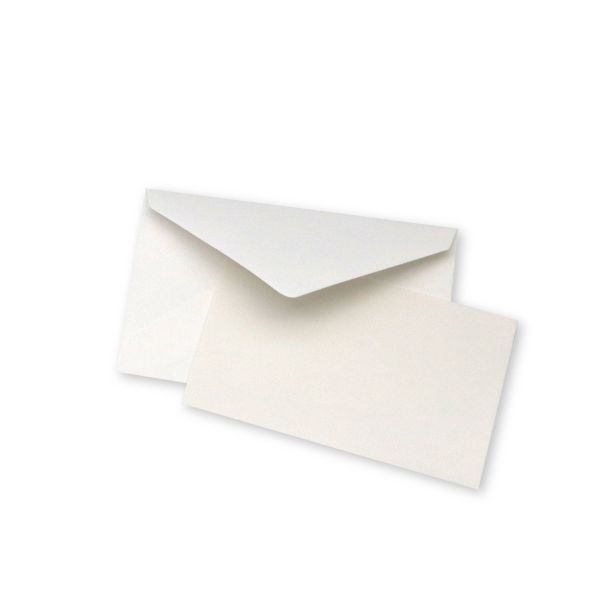 Mini Karte + Umschlag, weiß